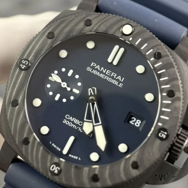 Réplica Panerai Submersible PAM01232 Super Clone VS Factory Fibra de Carbono 47mm, foto 6