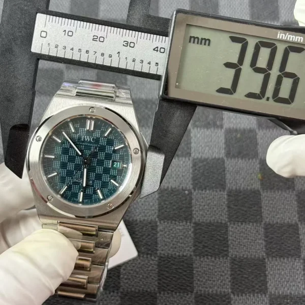 Réplica Perfeita IWC Ingenieur IW328903 Pulseira Verde MZ Factory, foto 4
