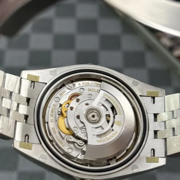 Rolex Datejust 41MM VS Factory mostrador branco com numerais e moldura canelada m126334-0024 pulseira Jubilee, foto 9