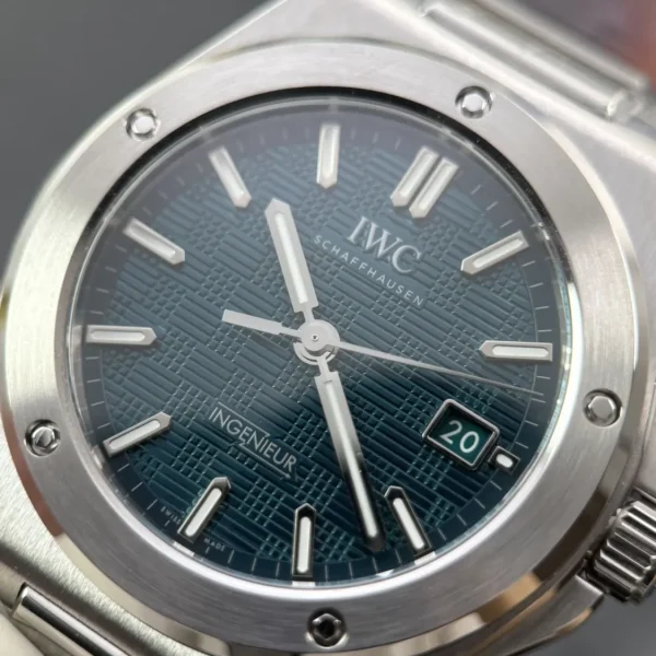 Réplica Perfeita IWC Ingenieur IW328903 Pulseira Verde MZ Factory, foto 10