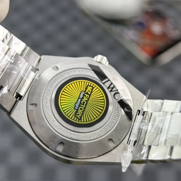 IWC Engenheiro Mostrador Branco Pulseira de Aço MZ IW324901, foto 9