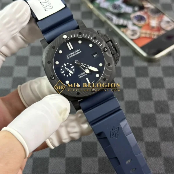 Réplica Panerai Submersible PAM01232 Super Clone VS Factory Fibra de Carbono 47mm, foto 3