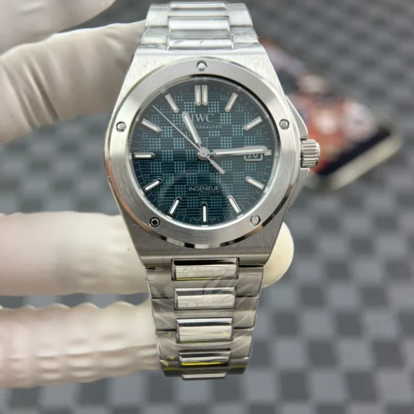 Réplica Perfeita IWC Ingenieur IW328903 Pulseira Verde MZ Factory, foto 7