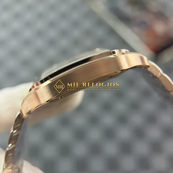 Cartier Santos WGSA0007 Ouro Rosa Super Clone BVF, foto 8