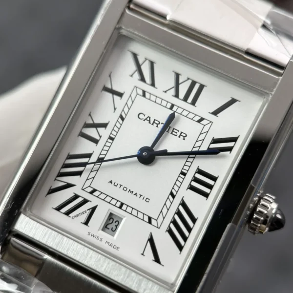 Cartier Tank W5200028 Pulseira de Aço AF Factory Réplica, foto 4