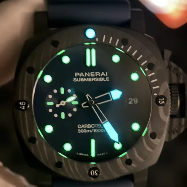 Réplica Panerai Submersible PAM01232 Super Clone VS Factory Fibra de Carbono 47mm, foto 11
