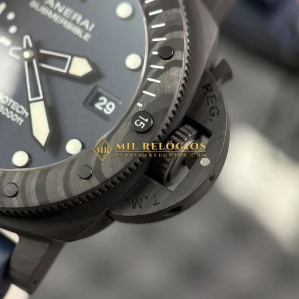 Réplica Panerai Submersible PAM01232 Super Clone VS Factory Fibra de Carbono 47mm, foto 7