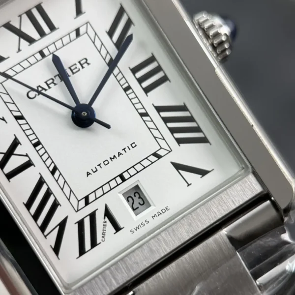 Cartier Tank W5200028 Pulseira de Aço AF Factory Réplica, foto 5