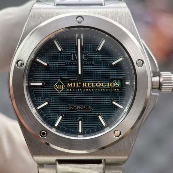 Réplica Perfeita IWC Ingenieur IW328903 Pulseira Verde MZ Factory, foto 9