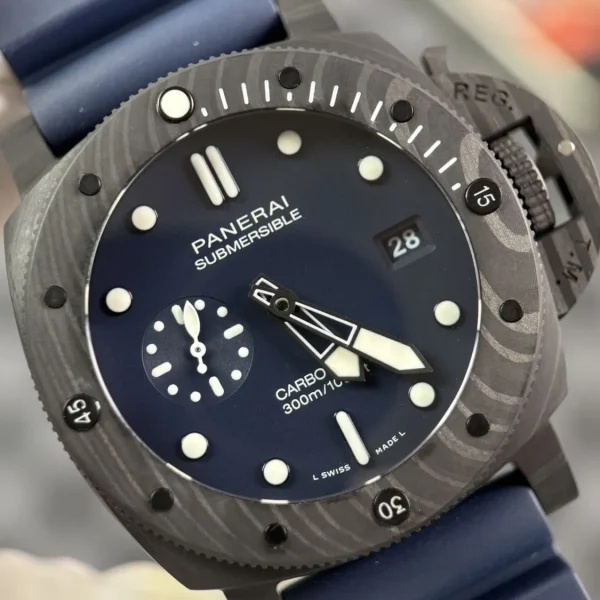 Réplica Panerai Submersible PAM01232 Super Clone VS Factory Fibra de Carbono 47mm, foto 5