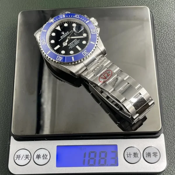 Réplica Rolex Submariner M126619LB-0003 Mostrador Preto – Super Clone VS Factory, foto 13