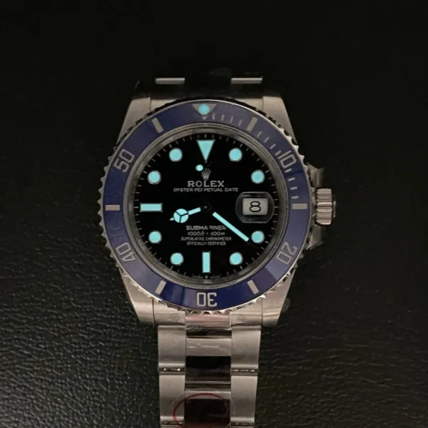 Réplica Rolex Submariner M126619LB-0003 Mostrador Preto – Super Clone VS Factory, foto 12