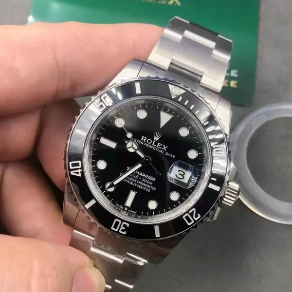 Réplica Rolex Submariner m126610ln-0001 Mostrador Preto – Super Clone VS Factory, foto 10