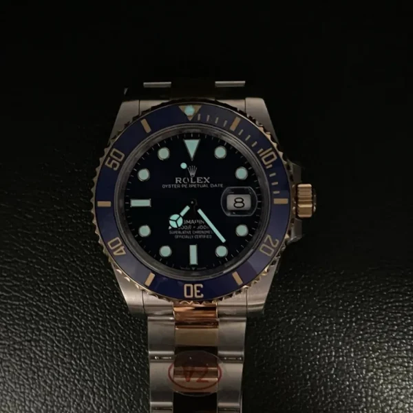 Réplica Rolex Submariner M126613LB-0002 Mostrador Azul Aço e Ouro – Super Clone VS Factory, foto 12