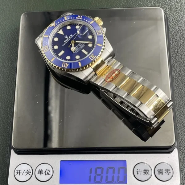Réplica Rolex Submariner M126613LB-0002 Mostrador Azul Aço e Ouro – Super Clone VS Factory, foto 13