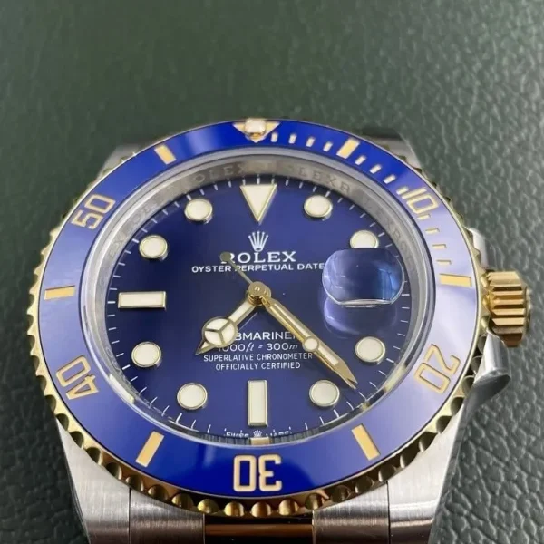 Réplica Rolex Submariner M126613LB-0002 Mostrador Azul Aço e Ouro – Super Clone VS Factory, foto 6