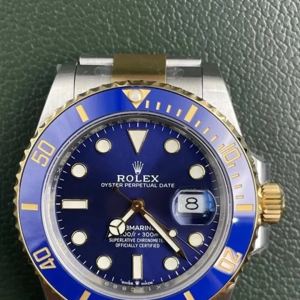 Réplica Rolex Submariner M126613LB-0002 Mostrador Azul Aço e Ouro – Super Clone VS Factory, foto 5