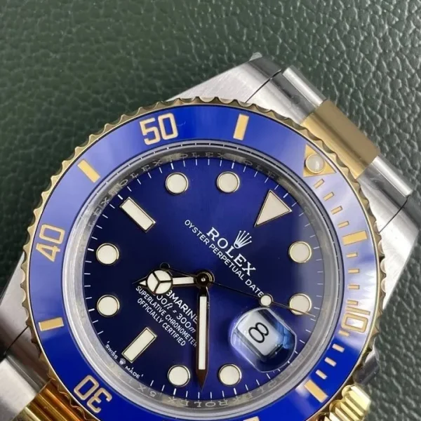 Réplica Rolex Submariner M126613LB-0002 Mostrador Azul Aço e Ouro – Super Clone VS Factory, foto 3