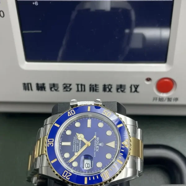 Réplica Rolex Submariner M126613LB-0002 Mostrador Azul Aço e Ouro – Super Clone VS Factory, foto 14