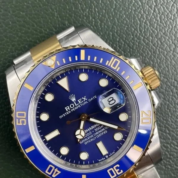 Réplica Rolex Submariner M126613LB-0002 Mostrador Azul Aço e Ouro – Super Clone VS Factory, foto 4