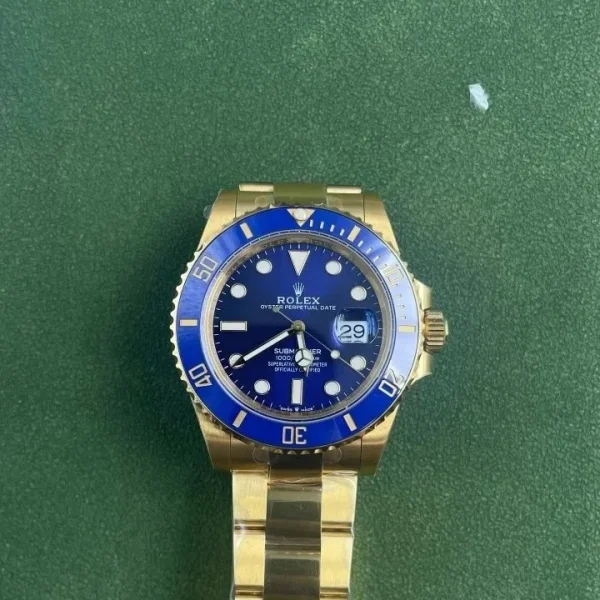 Réplica Rolex Submariner m126618lb-0002 Ouro Amarelo com Mostrador Azul – Super Clone VS Factory, foto 2