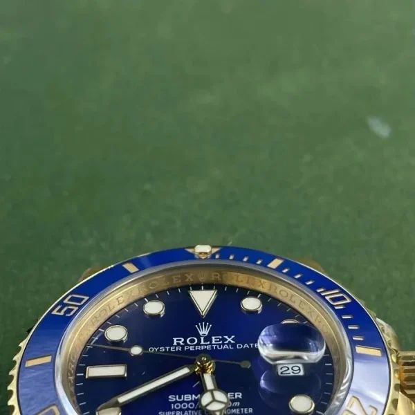 Réplica Rolex Submariner m126618lb-0002 Ouro Amarelo com Mostrador Azul – Super Clone VS Factory, foto 6