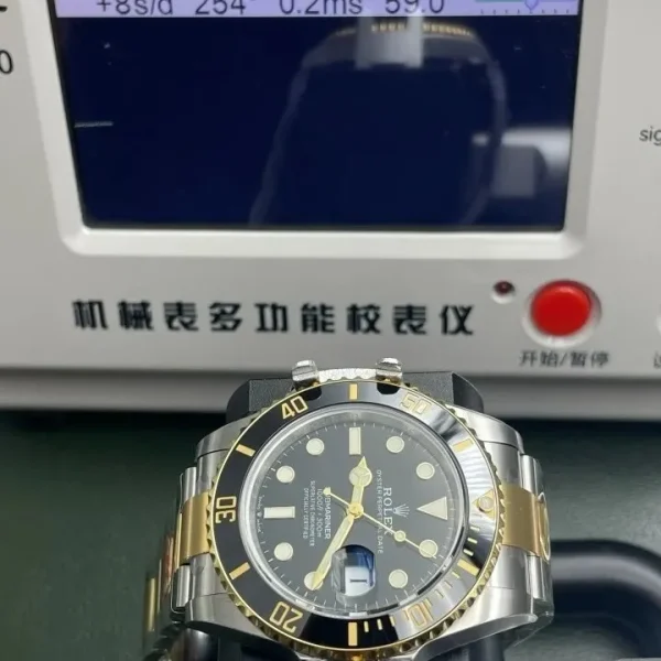 Réplica Rolex Submariner M126613LN-0002 Aço e Ouro Amarelo Mostrador Preto – Super Clone VS Factory, foto 14