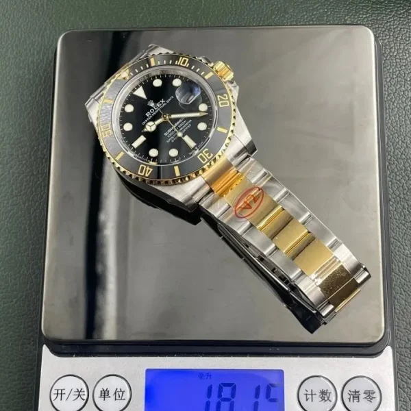 Réplica Rolex Submariner M126613LN-0002 Aço e Ouro Amarelo Mostrador Preto – Super Clone VS Factory, foto 13