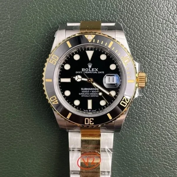 Réplica Rolex Submariner M126613LN-0002 Aço e Ouro Amarelo Mostrador Preto – Super Clone VS Factory, foto 2