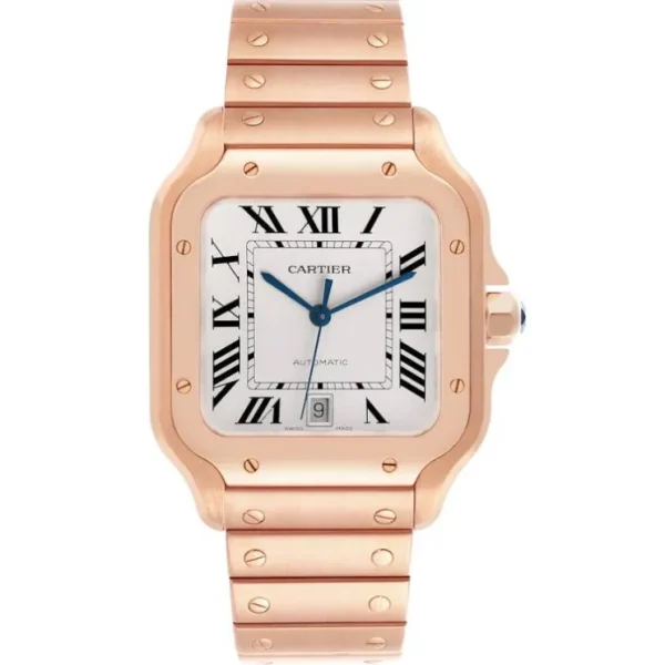 Cartier Santos WGSA0007 Ouro Rosa Super Clone BVF