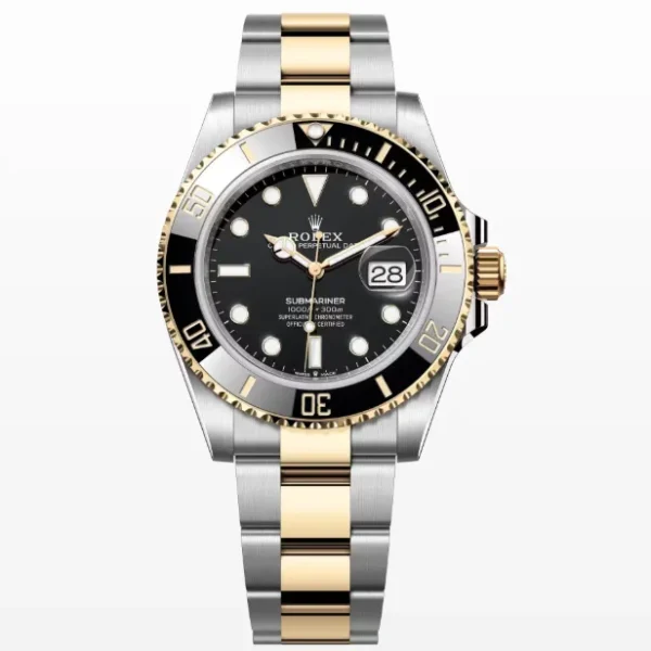 Réplica Rolex Submariner M126613LN-0002 Aço e Ouro Amarelo Mostrador Preto – Super Clone VS Factory